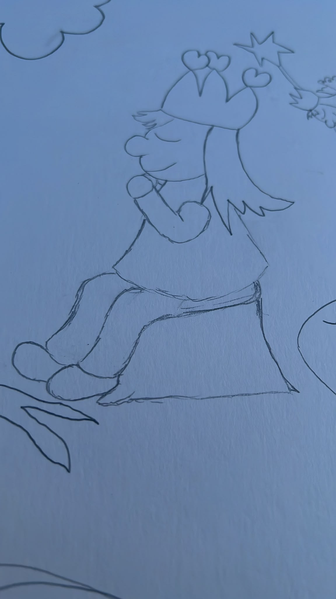 Prinzessin auf dem Baumstumpf