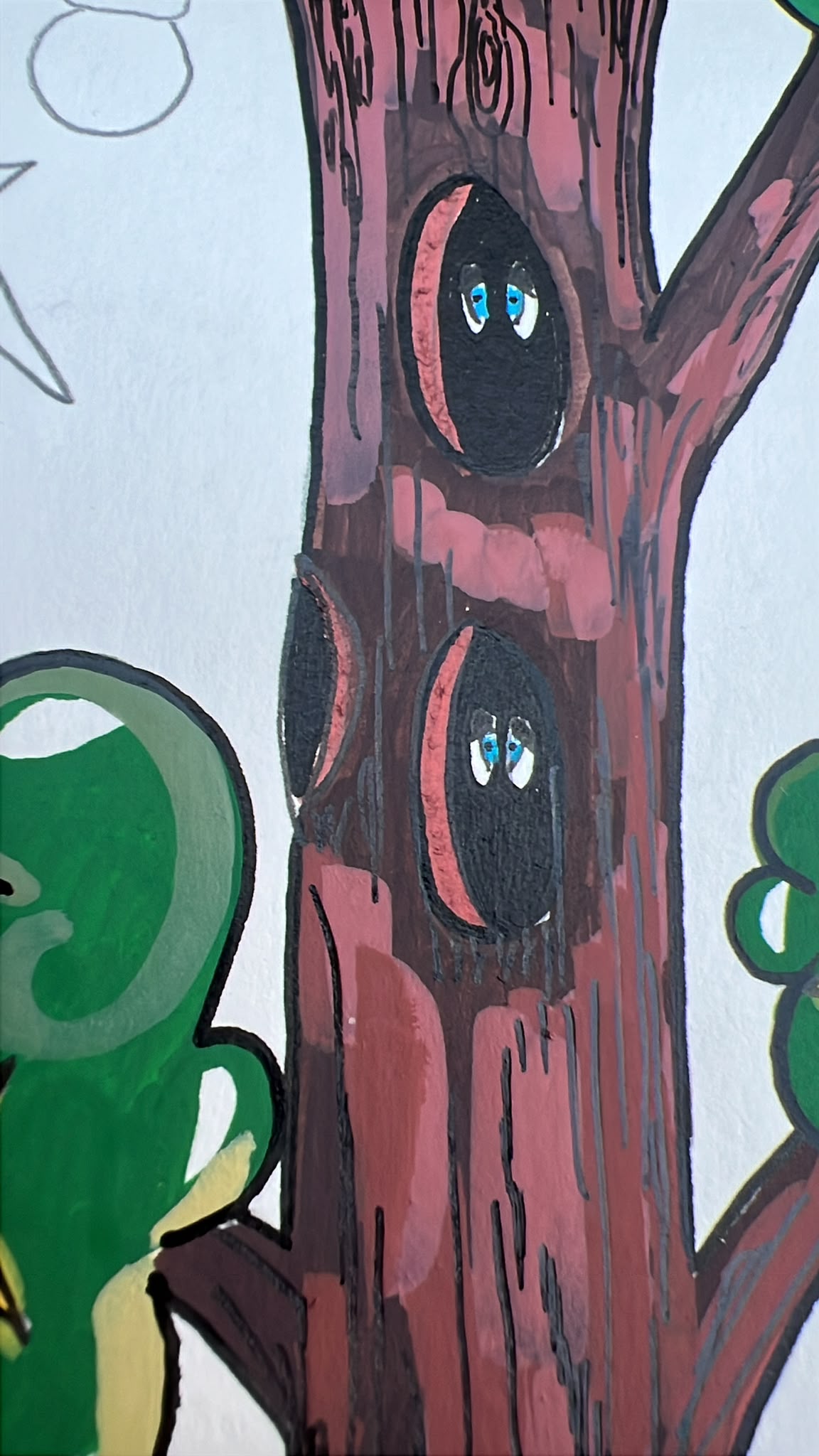 Augen im Stamm